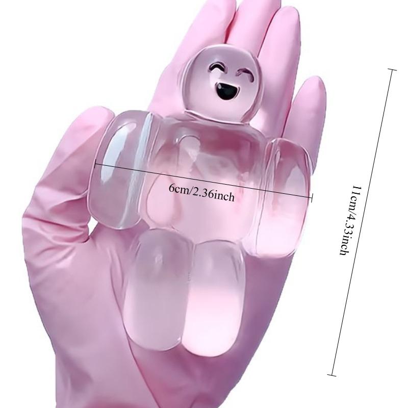 Squishy Transparent Jelly Robot Sticky Toy Funny Super Soft Slow Rebound Water Sense Squeeze Toy Kawaii Stress-relieving Gift