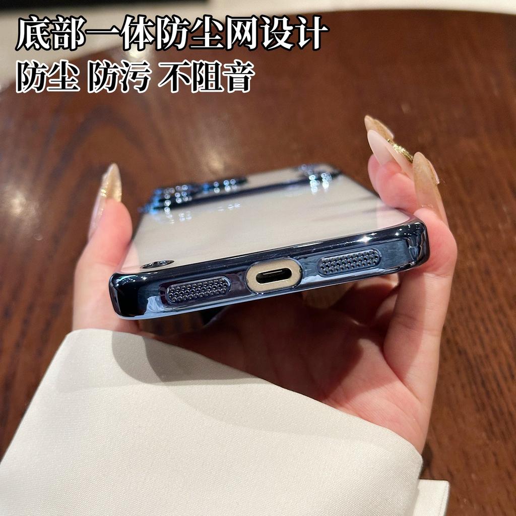 iPhone17PROMAX гальванизированный безрамочный ультратонкий чехол для мобильного телефона для Apple 16 ультратонкая защитная пленка для линзы