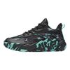 Anta Баскетбольные кроссовки Kids Cement Nemesis Professional Combat с нескользящей подошвой и износостойкостью, детские кроссовки черного и зеленого цвета A12431101-3