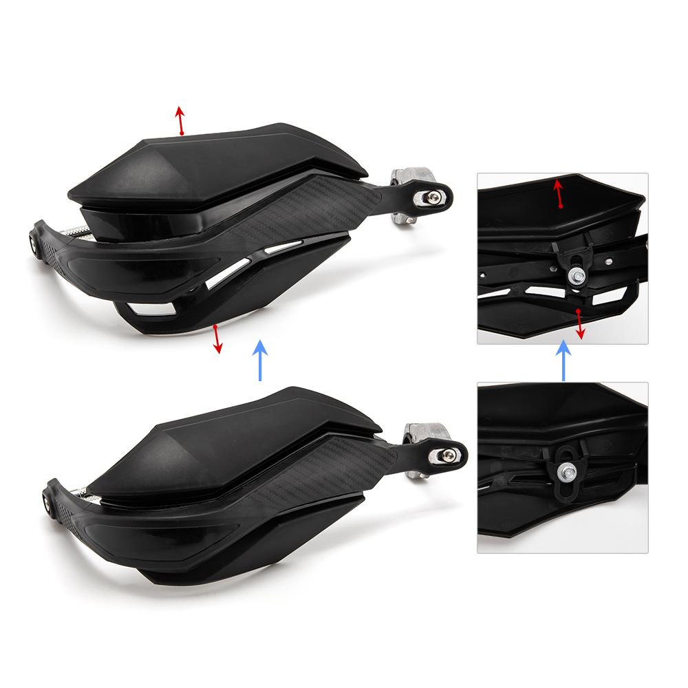 Black Handguards Hand Guards Universal for 7/8" and 1 1/8" Brush Bar For off Road ATV For Motorcycle Pit Dirt Bike Motocross