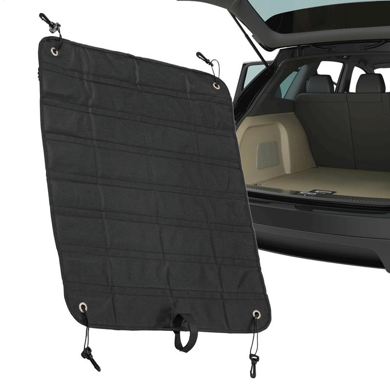 Car Bumper Guard Foldable Cargo Mat For SUV Water Resistant Cargo Bumper Protector Mat Keeps Your Clothing Clean Family Travel