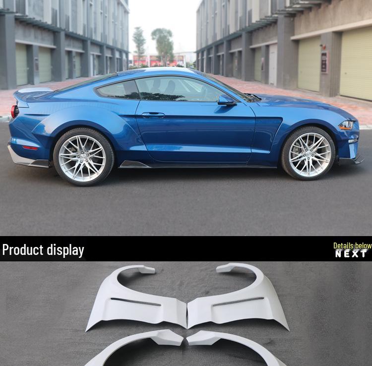 18-23 Ford Mustang Wide Body Kit: Mudguards, Wheel Arches, Fenders
