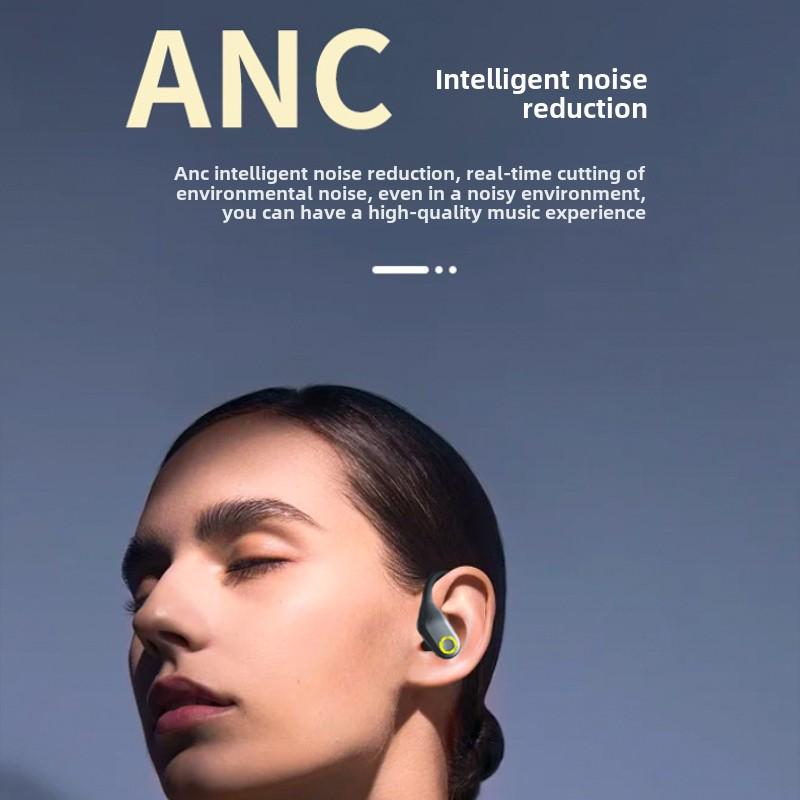 Новая беспроводная Bluetooth-гарнитура TWS Sports Hanging Ear ANC с функцией активного шумоподавления ENC Call