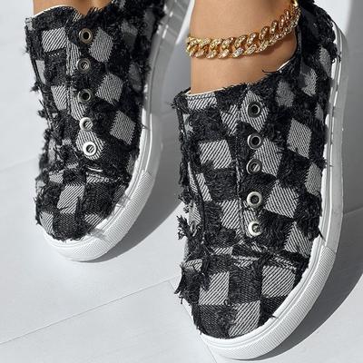 Летне-осенние новые парусиновые туфли с бахромой женские повседневные балетки одинарные туфли на одной педали