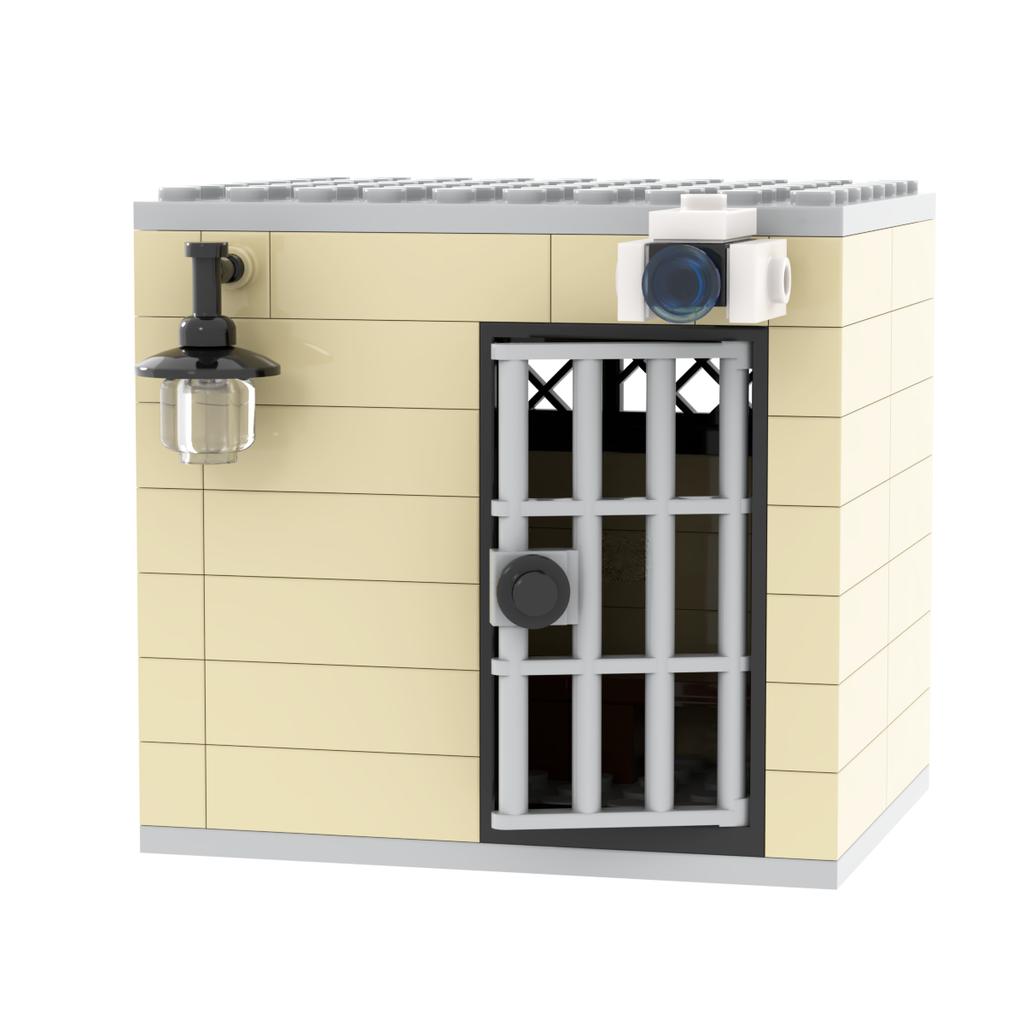 Тюрьма Камера Полиция Полиция SWAT Вор Набор Строительных Блоков Игрушка Коллекция Дети Дети Сборка Классический Винтажный Ретро Кирпич Сувенир Декорация