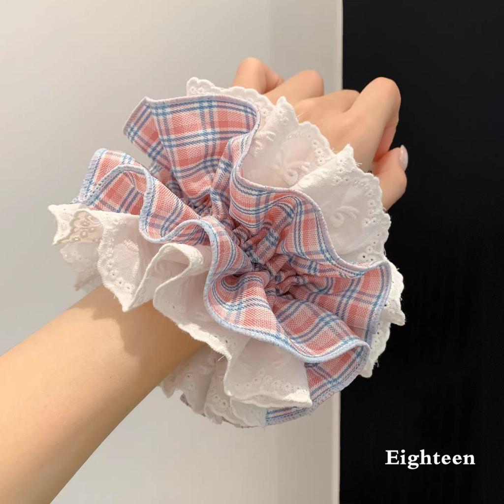 French-Korean Double-Layer Ballet Lace Extra Large Hair Scrunchie