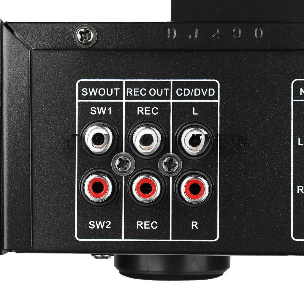 200 Вт HIFI bluetooth 4.0 2.1 Ламповый усилитель мощности USB SD Усилитель Микрофон Сабвуфер Усилитель Домашнее аудио Ламповый интегральный усилитель