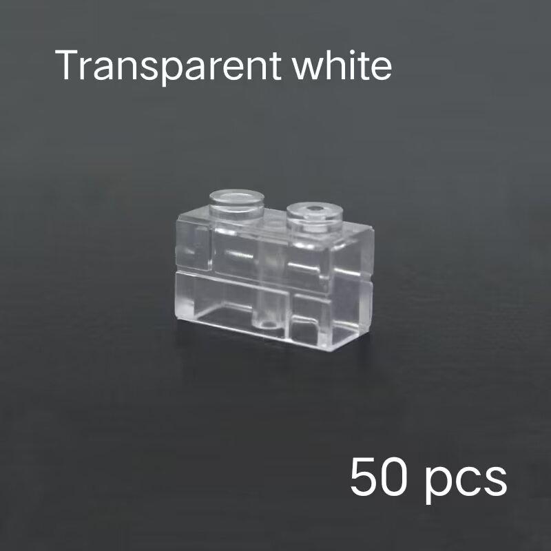 DIY 50 шт. оптом мелкие строительные блоки стеновые кирпичи фундаментные аксессуары 1x2 двойной стеновой кирпич сценостроение 98283