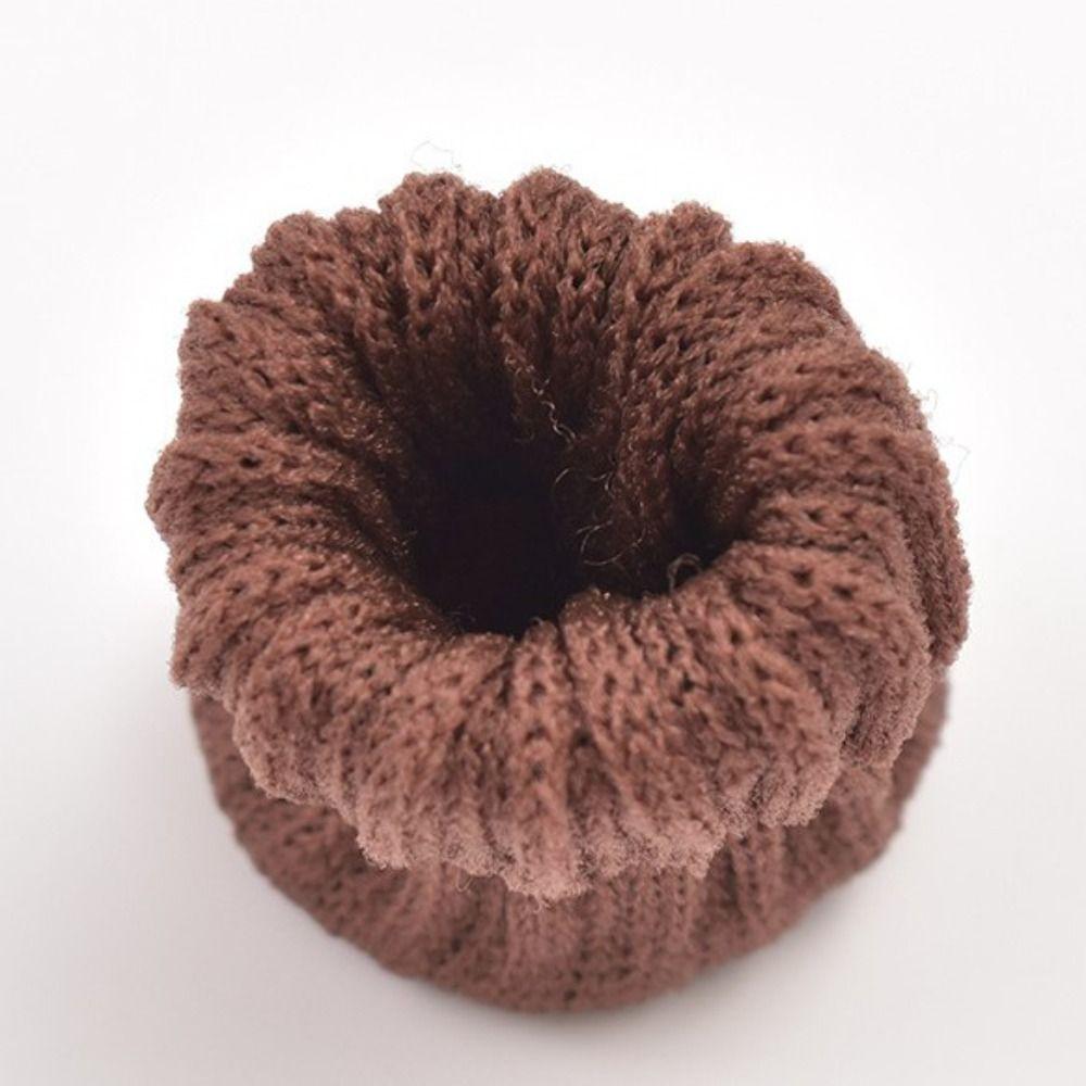24Pcs Adorable Silent Knitted Furniture Legs Sock Felt Base Anti-Slip Chair Leg Cover Thickened Universal Floor Protector Table
