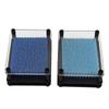 2Pcs 3D Pin Art Toys Decompress Sturdy Frame Interesting Durable Novel Blue Pin Art for Office