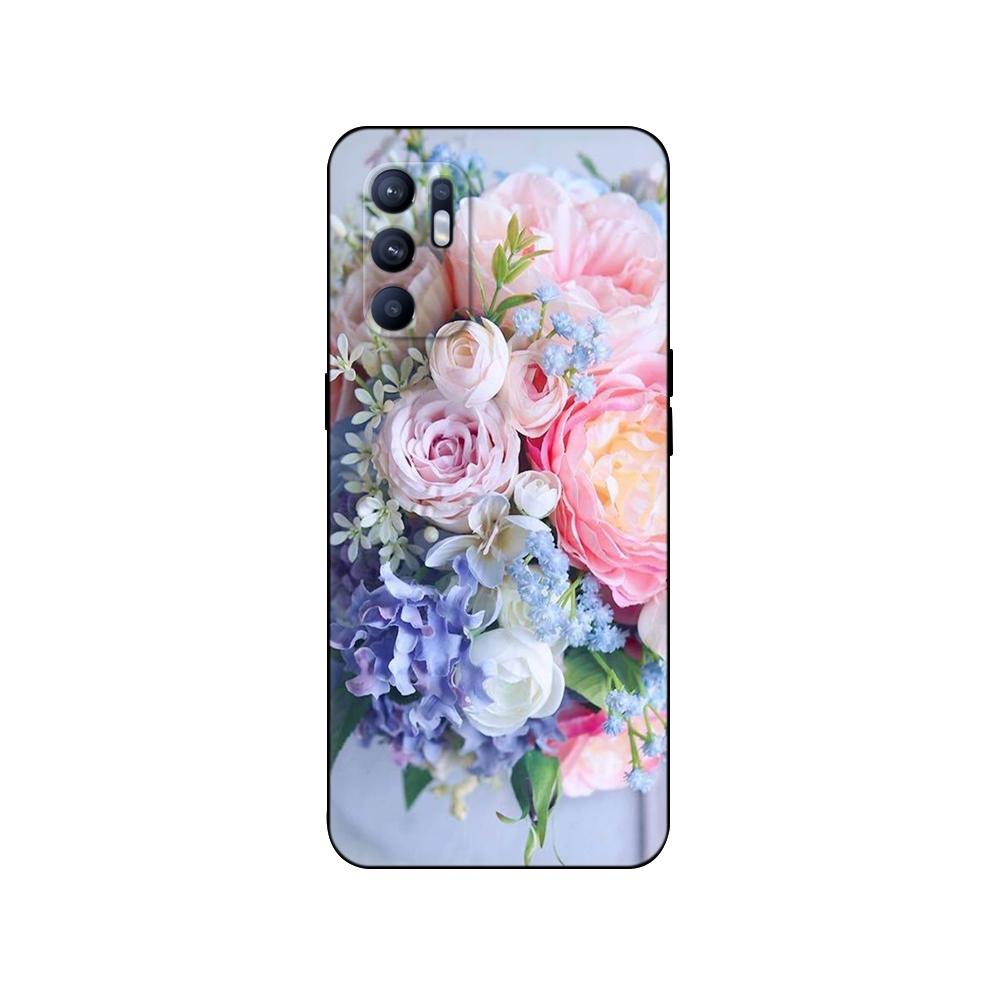 Силиконовый чехол для OPPO Reno6 4G, чехол для телефона Oppo Reno6 5G, чехол для телефона OPPO Reno6 4G, бампер CPH2235 CPH2251, черный чехол из ТПУ