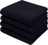 Panos Kitchen Nordic Waffle Kitchen Set of 34 X 73 Black Cloths, Style, Dishcloths, Dishcloths, Children's Towels, Towels, 4, Cm,