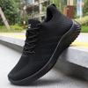 Мужские дышащие кроссовки из сетки Flyknit - Весенняя повседневная обувь из полиуретана