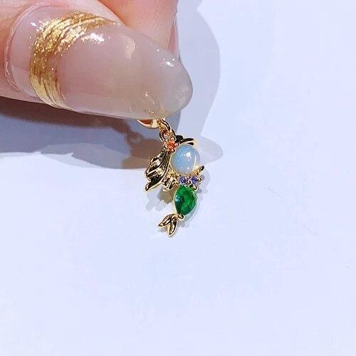 MIGGA новые сказки, маленький циркон, кулон принцессы с камнем, ожерелье золотого цвета, регулируемая цепочка