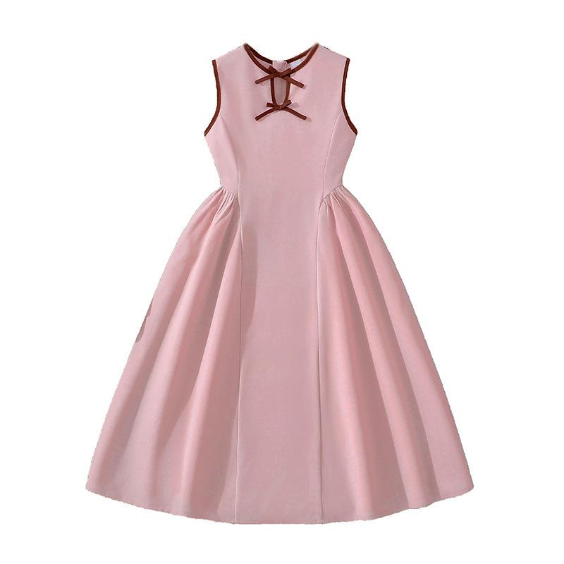 Girls' Fashionable Dress for Summer, Elegant Princess-style Children's Dress
