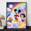 Disney Diamond Art Painting Kit Mickey Donald Snow White Home Wall Decor Handmade Gift