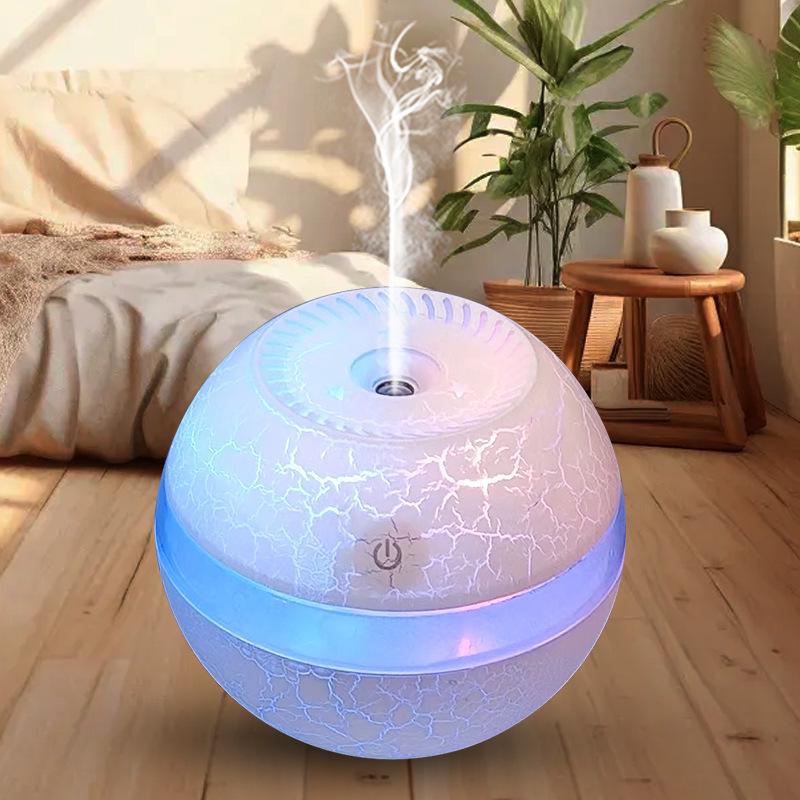 Креативный USB-увлажнитель воздуха с функцией ароматерапии и эффектом дыма и древесной фактуры с возможностью нанесения индивидуального логотипа