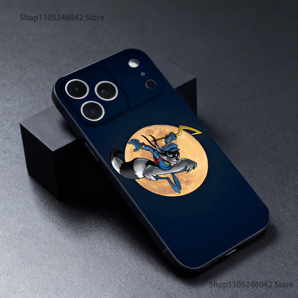 Game Sly C-Cooper Phone Case For iPhone 17,16,15,14,13,12,11,Pro,XS,Max,XR,Plus,E,SE4,Mini Black Soft Cover