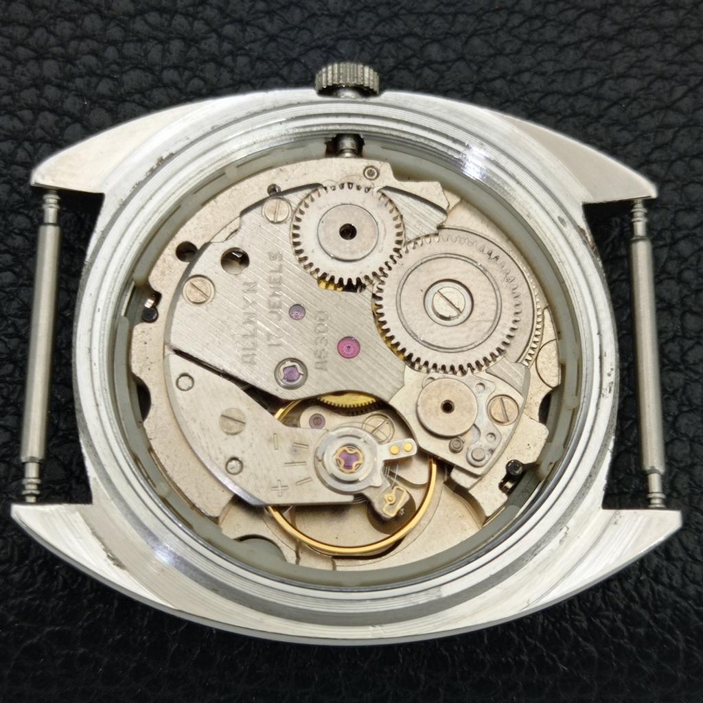 ALLWYN 6300A HAND-WINDING INDIA MENS VINTAGE ORIGINAL DIAL WATCH a706118-1