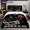 Halloween Horror Poster Bedding 1 Duvet Cover 2 Pillowcase Without Core Duvet Cover And Pillowcase Bedding Set Soft And Comfortable