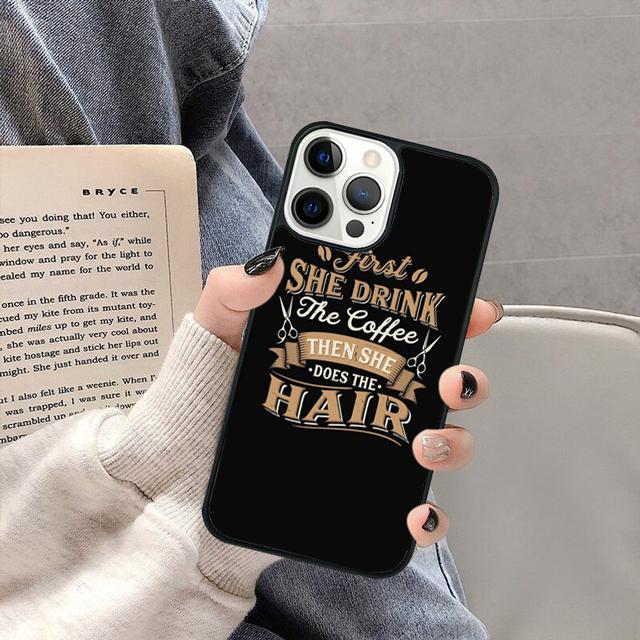 Hair Stylist Scissors Phone Case Cover for Apple 13 14 11 12 Pro Max Plus  coque fundas Shell