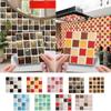 10/30/100Pcs Kitchen PVC Tile Stickers Bathroom Mosaic Sticker Self-adhesive Wall Decal
