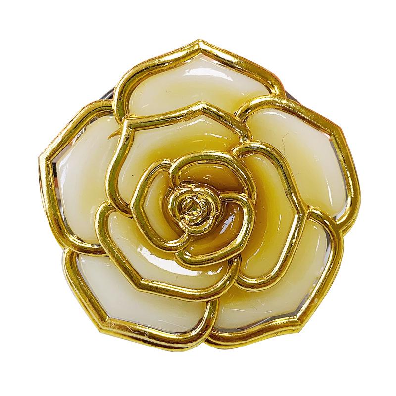 Foldable Rose Flower Handbag Hanger: Metal & Plastic Hook for Table Edge and Christmas Stocking.