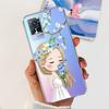 Чехол для Vivo V21 Vivo V21e V2061 Роскошный Расписной Чехол Мягкий Силиконовый Чехол для Телефона Для Vivo V21e V 21 VivoV21 5G Fundas 6.44'' Сумки