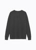 LIMELIGHT APPAREL Хлопковая футболка с длинным рукавом и пигментным принтом с логотипом спортсмена (Черно-белый)
