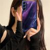 Цветной мраморный художественный чехол для телефона для Samsung Galaxy S22 Ultra 5g S21 Plus S20 Fe S7 S21 S8 S10e S10 S9, черный мягкий чехол