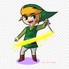 Cartoon Link Link The Legend Of The Wind Waker Iron On Heat Transfer Printing Vinyl Patches Sticker for Clothes DIY Appliques Washable Patches