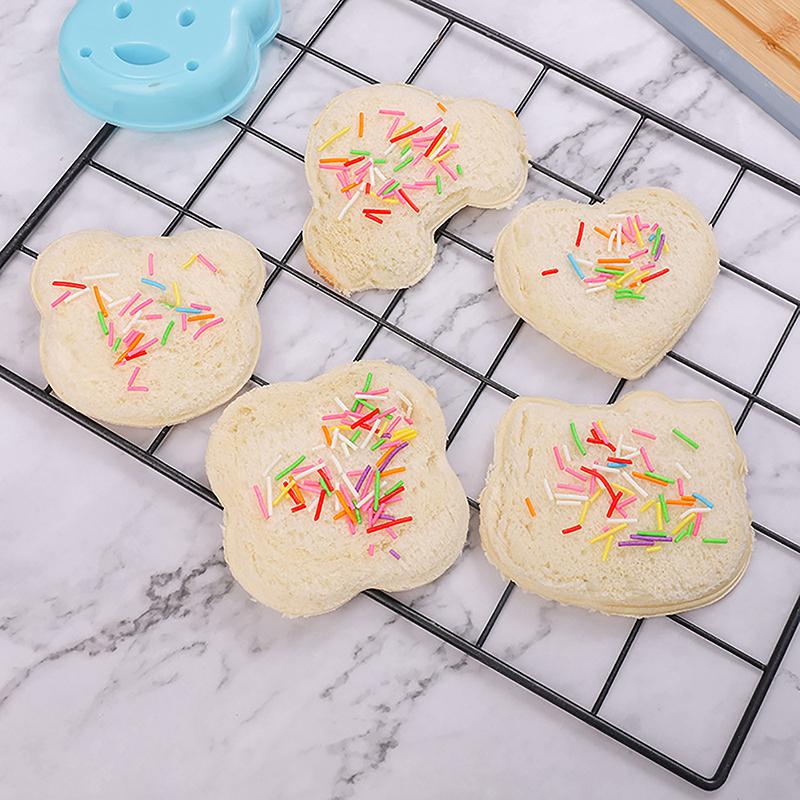 3/4Pcs Sandwich Mold Toast Bread Making Cutter Mould Cute Baking Pastry Tools Children Interesting Food Kitchen Accessories
