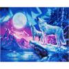 CRYSTAL ART Kit Diamond Painting 40x50cm Wolves