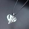 Juice WRLD Pendant Necklace Beads Stainless Steel Necklace For Women Man Fans Gift Collares Mujer Gargantilha Collier Femme