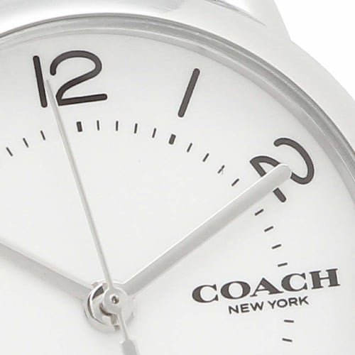 Coach Women's Arden Watch, 28mm Quartz, White/Silver, COACH 14503601, A4 Compatible