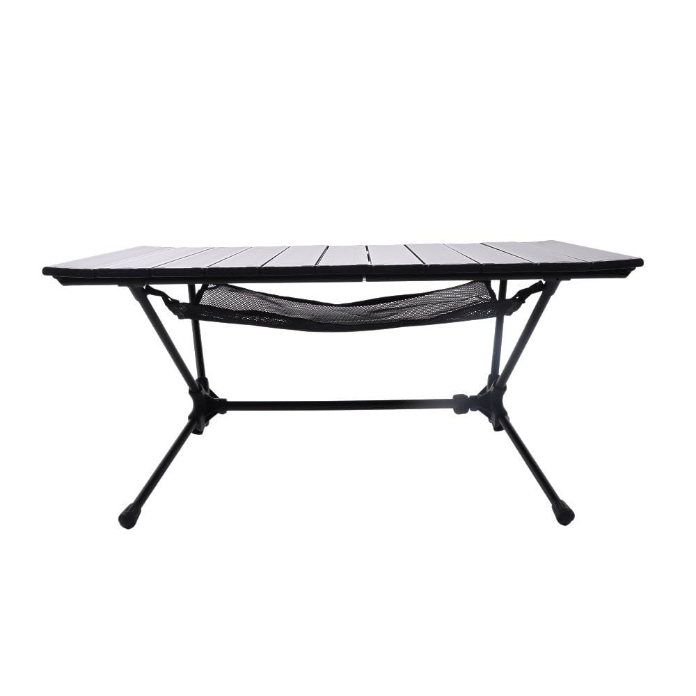 GIMMICK Folding Table Outdoor Table Camping Heat Resistant Leisure Foldable Roll Storage Lightweight 30kg Load Capacity Simple Compact Disaster