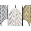 Décoration murale - Métal - Multicolore - Feuille de plante - Moderne - 35 x 2 x 90 cm