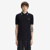 FRED PERRY [M3600] Twin Tip Fred Perry Shirt - Navy/Ecru/Silver Blue Afpm2G33600-74C