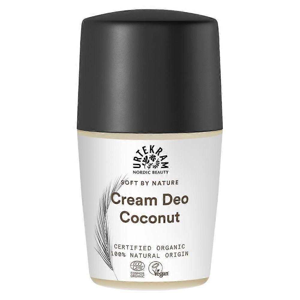 Urtekram Coconut Cream Deodorant Roll On 50ml Organic