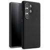MELKCO Case for Samsung Galaxy S25 Ultra, Leather, Black