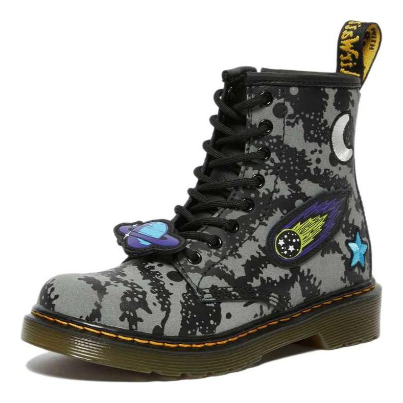 Dr. Martens 1460 Кожа Мода Удобные Ботинки Детские ботинки Черный Серый 27889057
