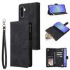 For Samsung Galaxy A36 5G Case Zipper Wallet Multiple Card Slots Leather Phone Cover
