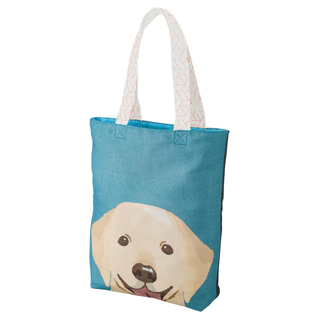 Marushin Tote Bag with Accessory Wonderful Peace Love Eyes Labrador Retriever Large A4 0765002700 Case, Dog/Cat Design, Cute, Women's, Capacity,