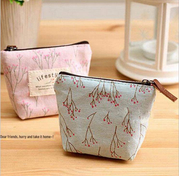 Милый японский и корейский цветочный кошелек для монет для детей с возможностью нанесения логотипа на заказ