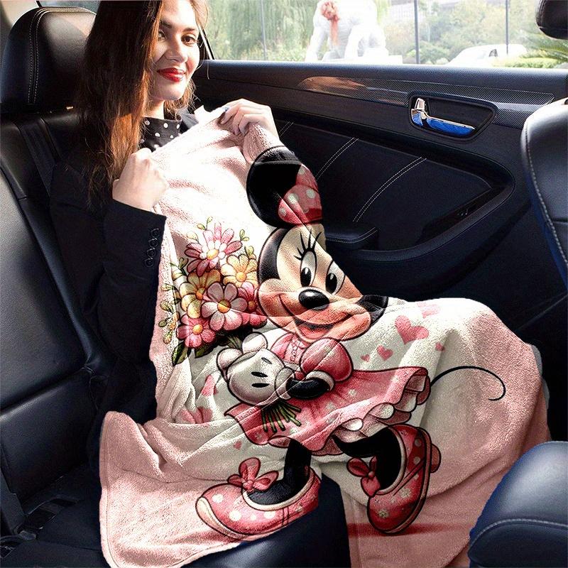 1pc Minnie Printing Blanket - Soft, All-Season Throw for Living Room, Bedroom,Travel