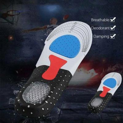 1 пара дышащих амортизирующих стельок унисекс, спортивная мягкая подушка для обуви