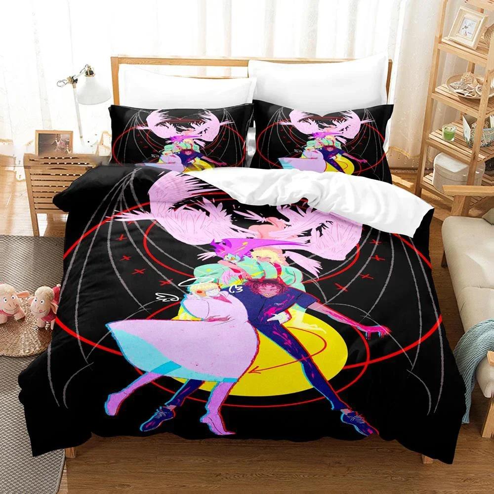 Anime Devilman Crybab Comfortable Duvet Quilt Cover Pillowcase Bedding Set Children Bedroom Decoration Home Textile