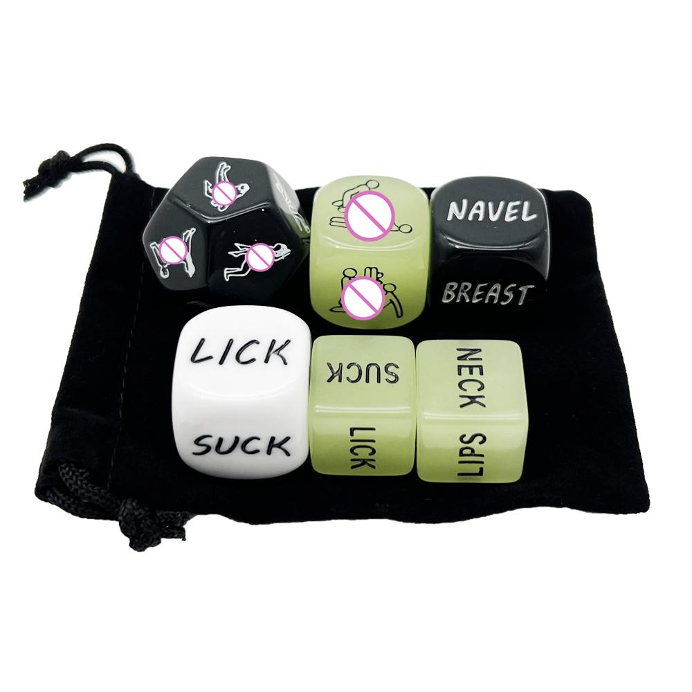 Romantic Naughty Dice Set for Adults Couple Funny Dice Couples Game for Anniversary Valentines Day Wedding Gift