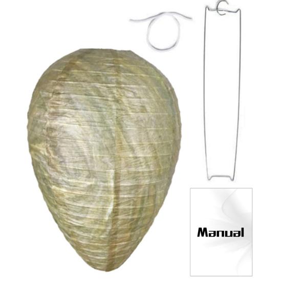 Осиный фонарь, реалистичный безвредный простой монтаж, Осиное гнездо, приманка, водонепроницаемый реалистичный репеллент от ос, садовые принадлежности