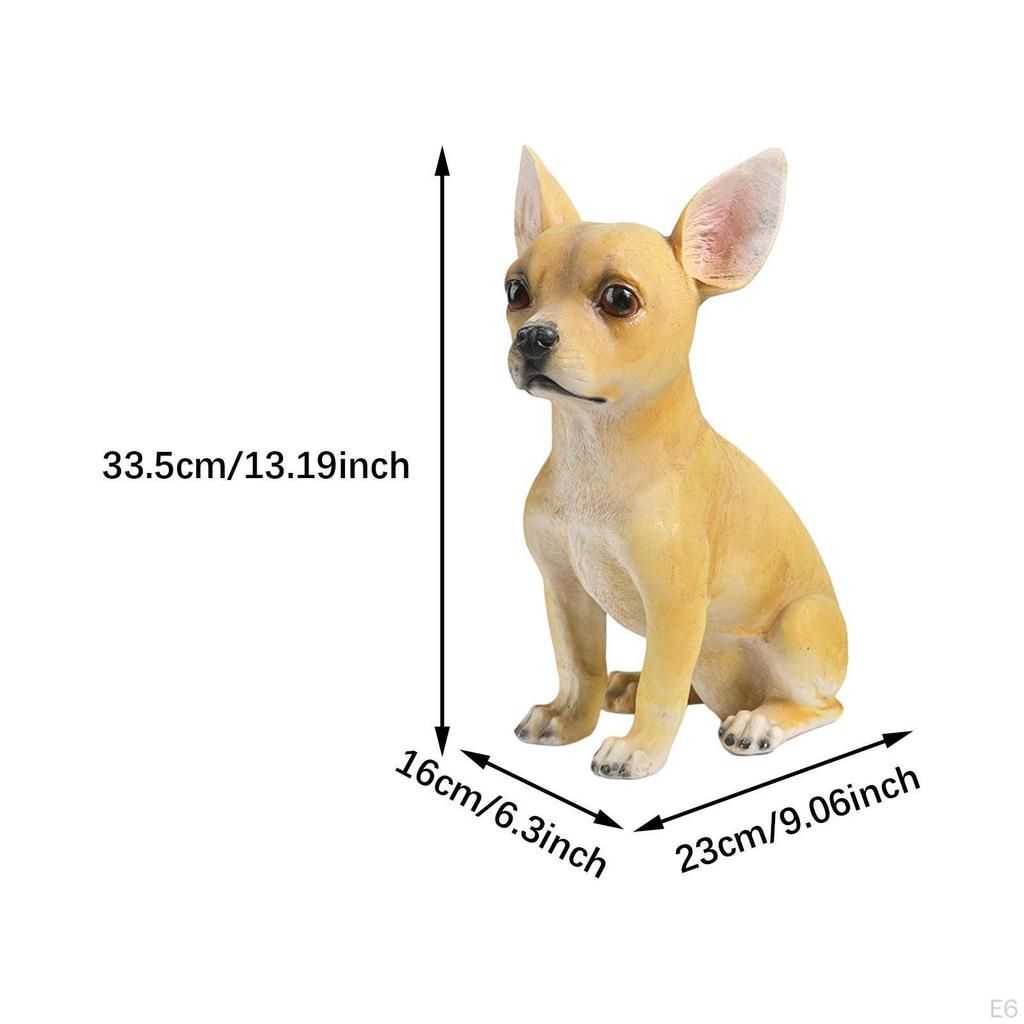 Коллекция украшений из смолы в виде статуэтки собаки для внутреннего оформления гостиной офиса